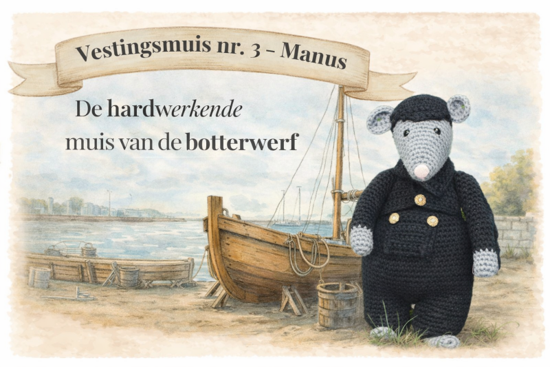 Vestingsmuis nr 3 Muis Manus