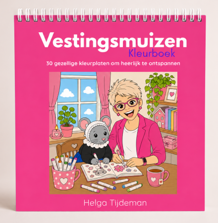 Vestingsmuizen kleurboek voorkant