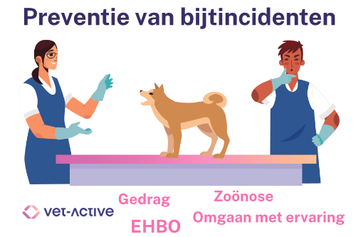 Voorkom bijtincidenten in de praktijk! Leer gedrag herkennen, EHBO toepassen en zoönosen voorkomen met dit leertraject van Vet-Active.