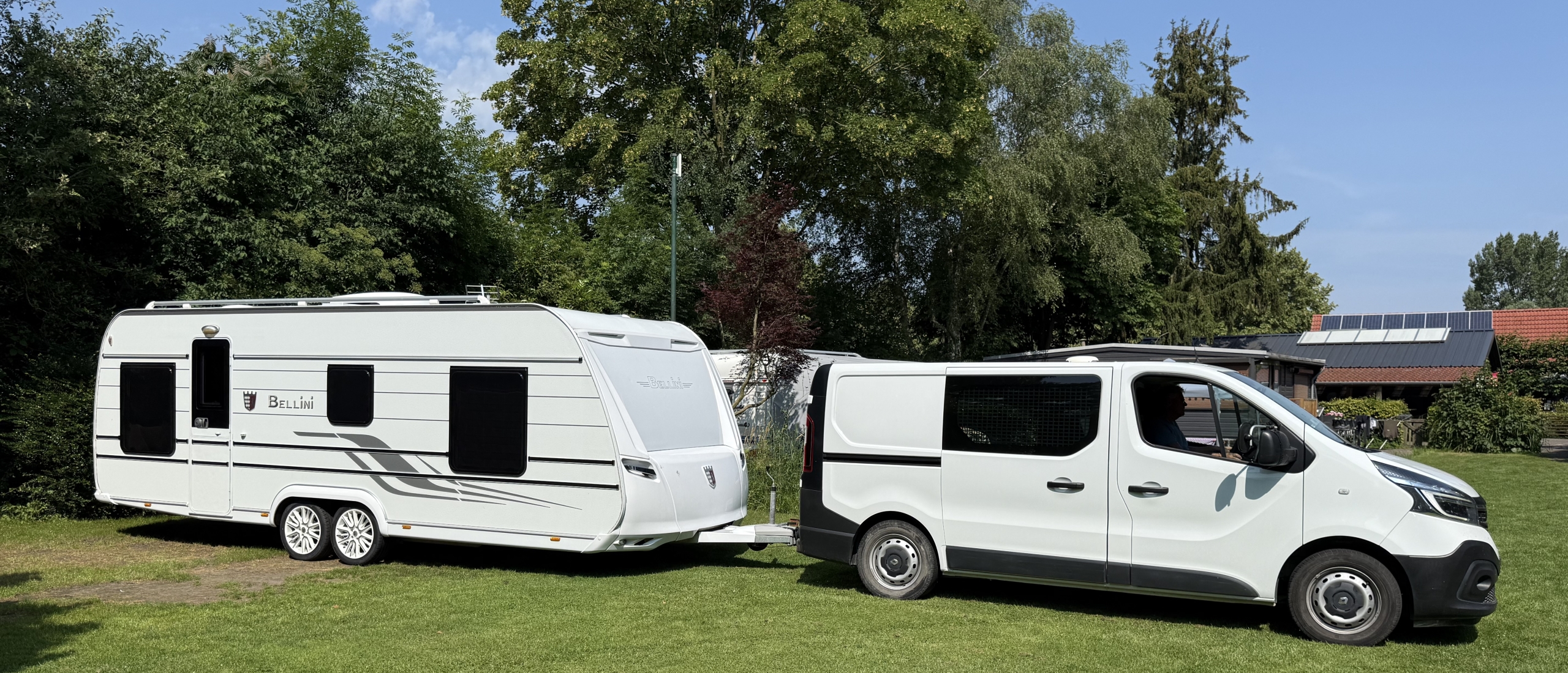 Opnieuw in een caravan
