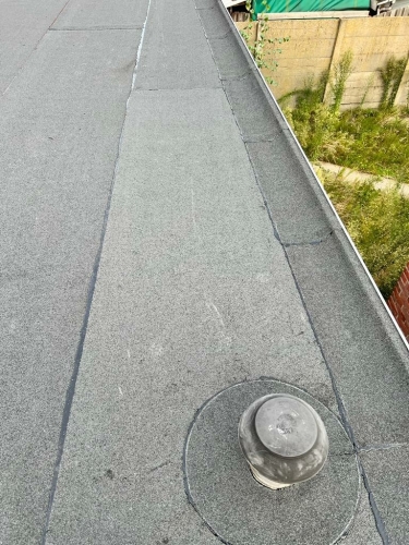 Bitumen dakbedekking leggen plat dak