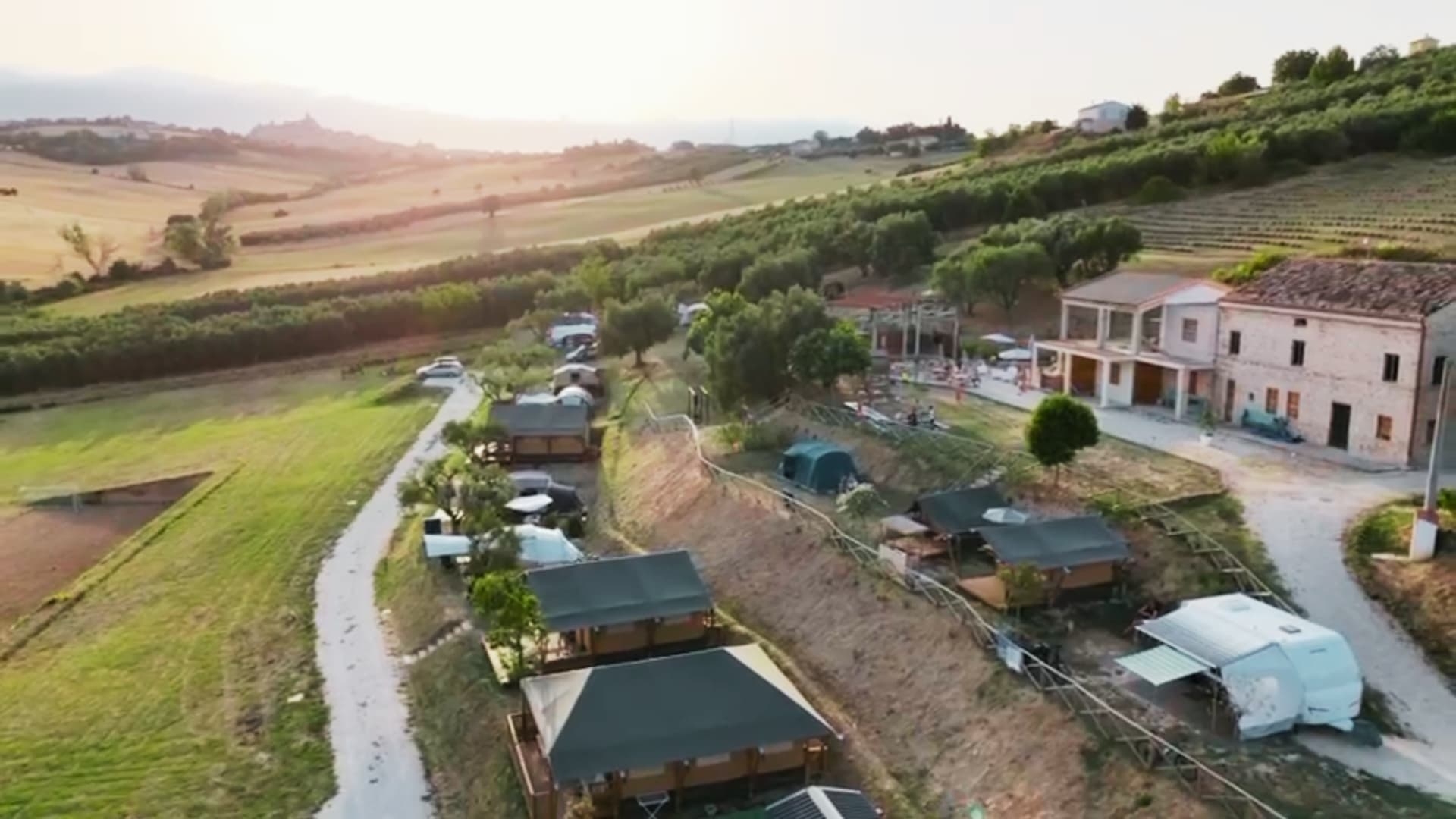 Agriturismo Camping Vista Fermo Italië Le Marche