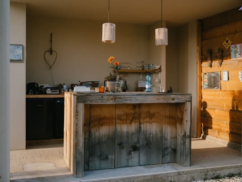 Gezellige bar Camping Vista Fermo