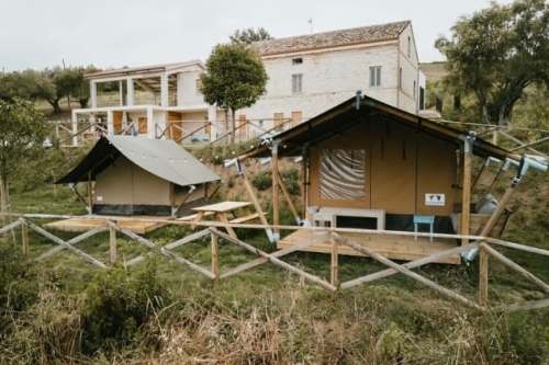 Safarisetje Camping Vista Fermo
