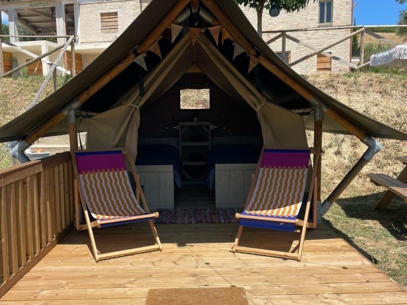 Safarisetje - Kleine tent - Camping Vista Fermo
