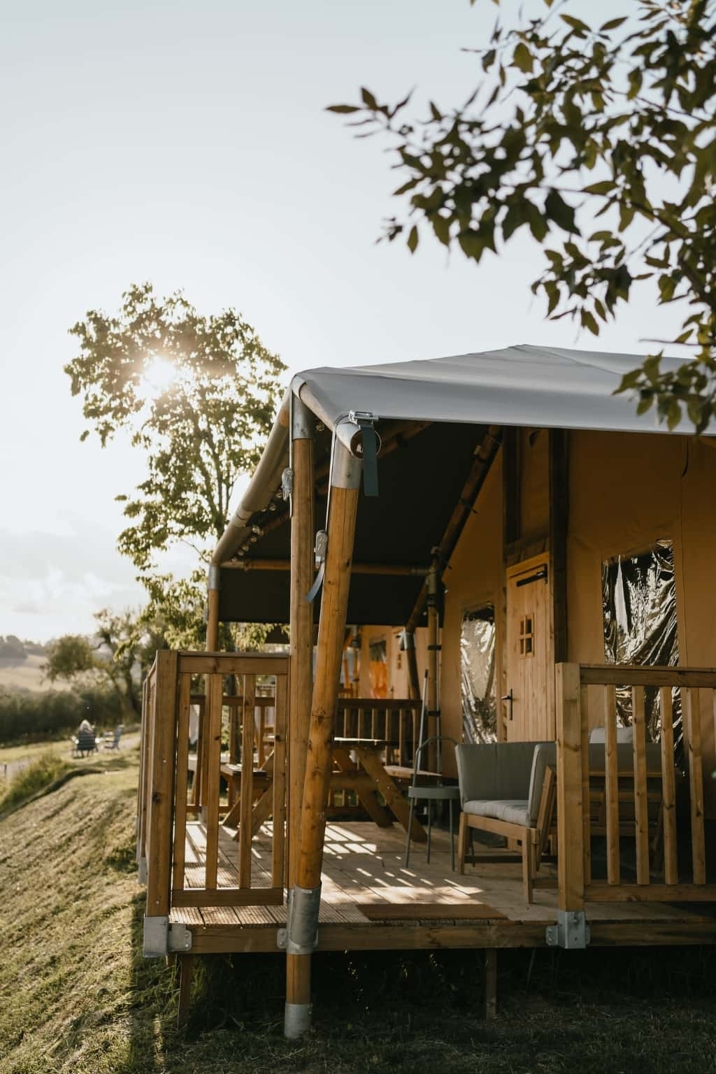 Safaritent Grande - Glamping - Camping Vista Fermo Safaritent