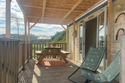 Stacaravan Casa Azzurra Camping Vista Fermo