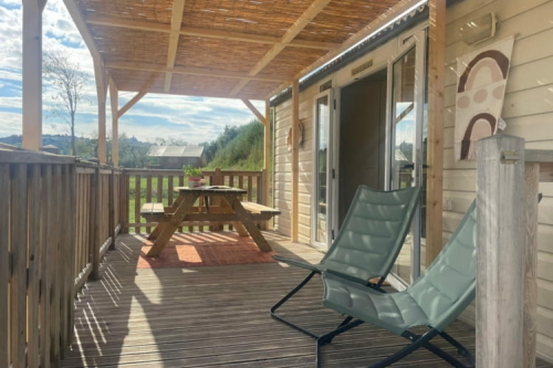 Stacaravan Casa Azzurra Camping Vista Fermo