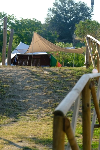 Tent Camping Vista fermo le Marche Italie