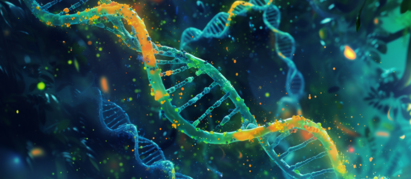 3D-DNA-structuur in celomgeving met focus op gezondheid en metabolisme
