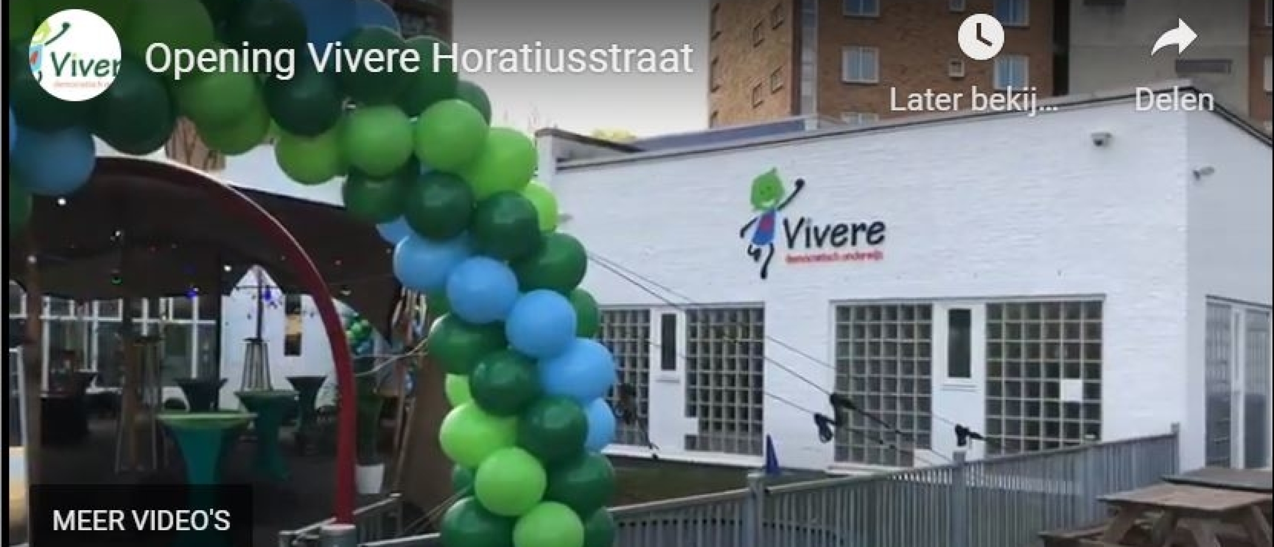 Opening Vivere Horatiusstraat!