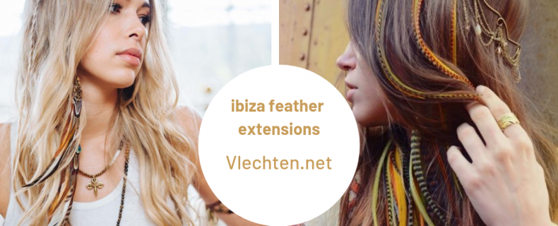 Zelf Ibiza feather extensions inzetten.