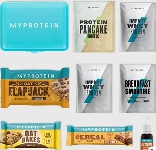 Mydiscovery breakfast box MyProtein