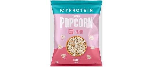 Protein eiwitrijke popcorn