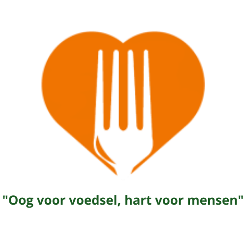 Foto met voedselbank logo