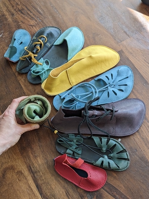 zelf barefoot schoenen maken