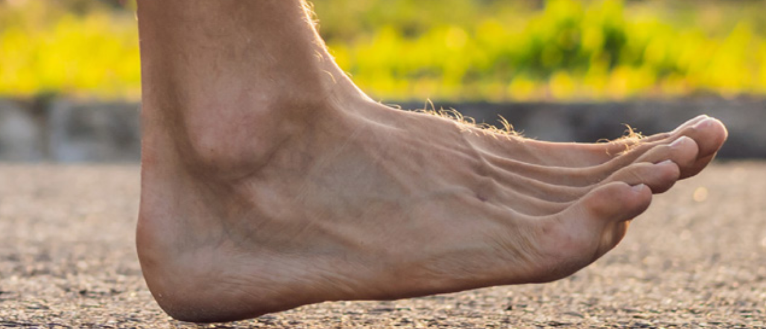 hardlopen op blote voeten