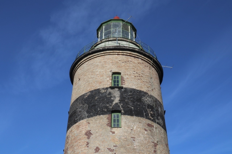 Vuurtoren va Falsterbo  waar veel trekvogels langsvliegen