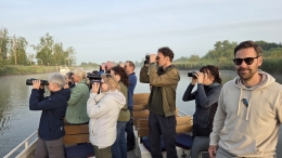 Vogels kijken en varen Hollandse Biesbosch vogelexcursie Vogelwachter Adriaan