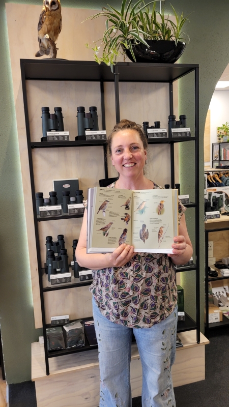 Wendel van Geluksvogels met Handboek Europese Vogels