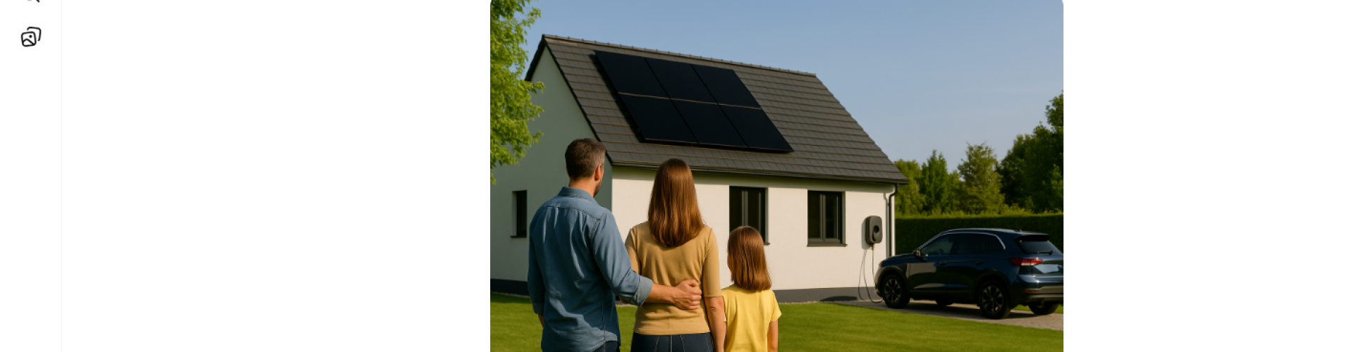 zonnepanelen en thuisbatterij heusden-zolder gezin met nieuwe installatie in heusden