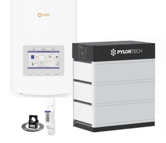 pylontech batterij met solis combinatie pylontech en solis