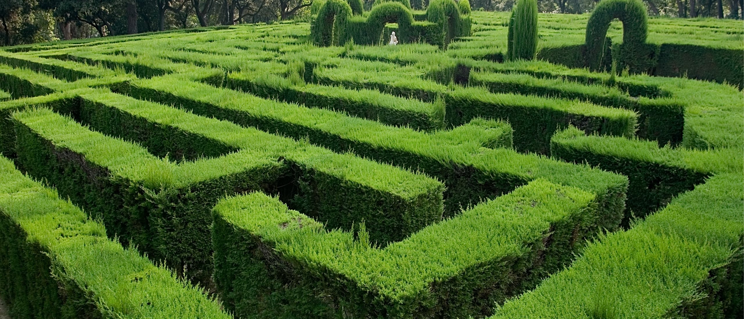 Lopen in een labyrint