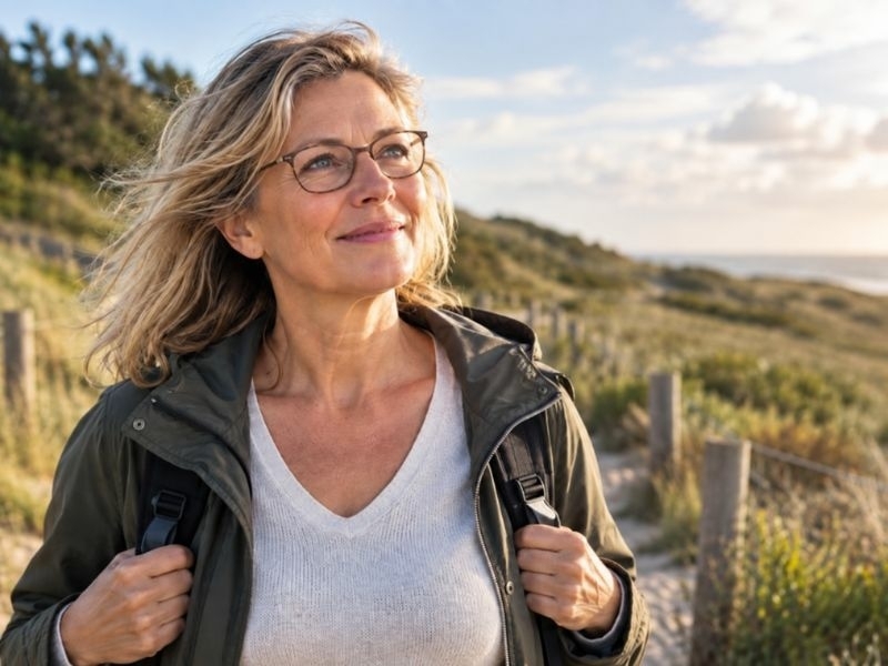 vrouw met bril De overgang en je ogen