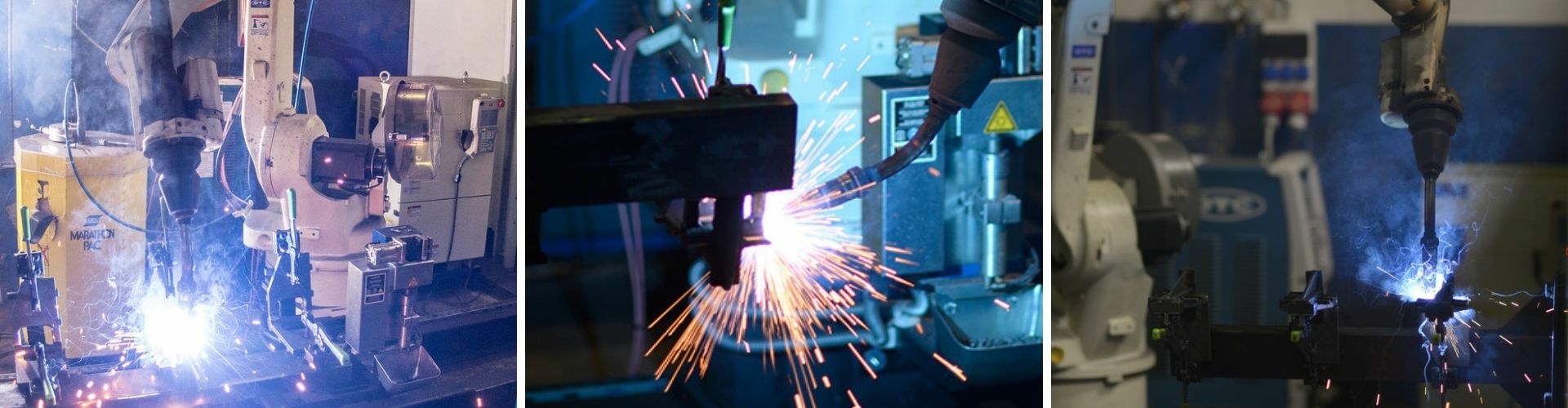 Hero-afbeelding Robotwelding.nl – lasrobot last producten met vonken, robotlassen bereikbaar vanaf 10–20 stuks in Nederland