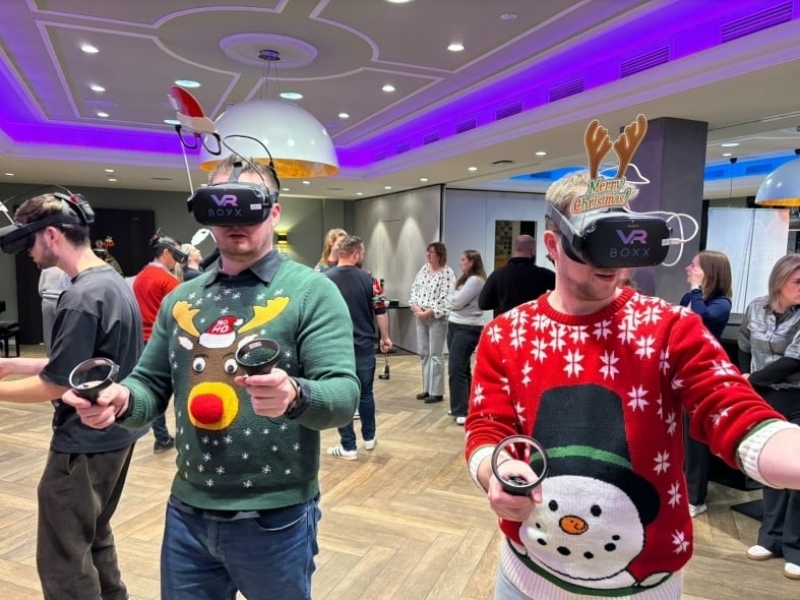 Kerstviering op verplaatsing