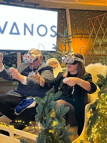 VR Kerstslee op verplaatsing