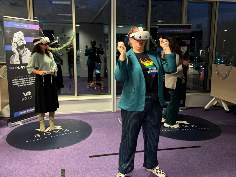 kerst vieren virtual reality