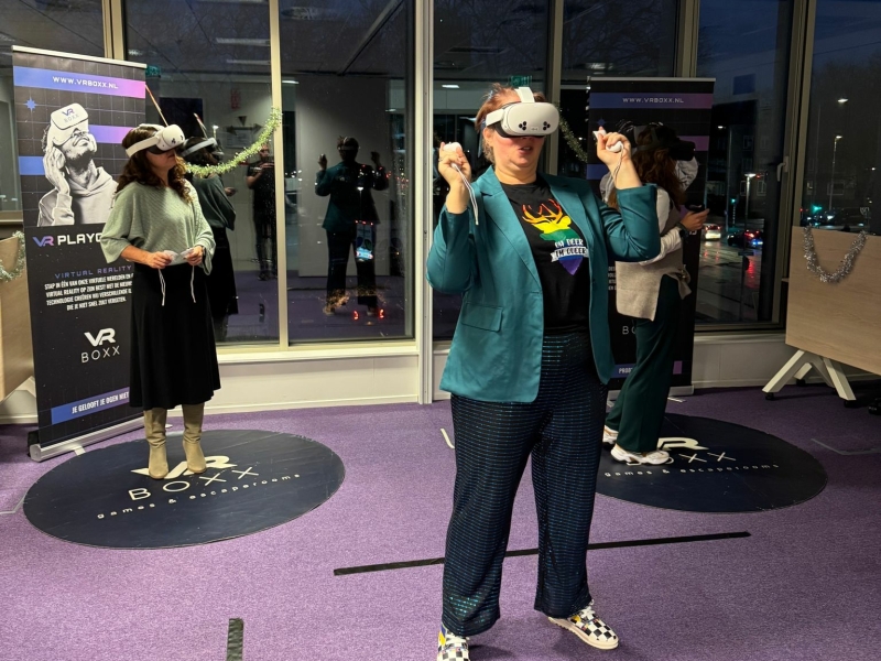 kerst vieren virtual reality