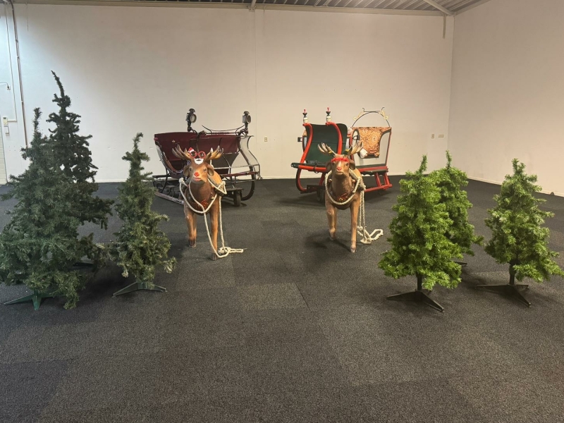 Kerstslee op locatie