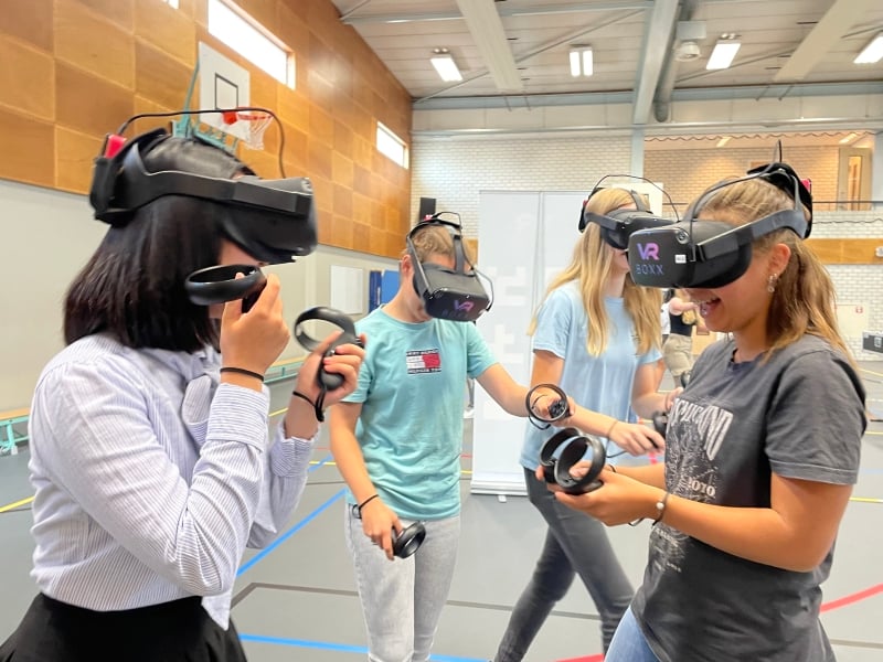 Virtual Reality Leerlingen Op School