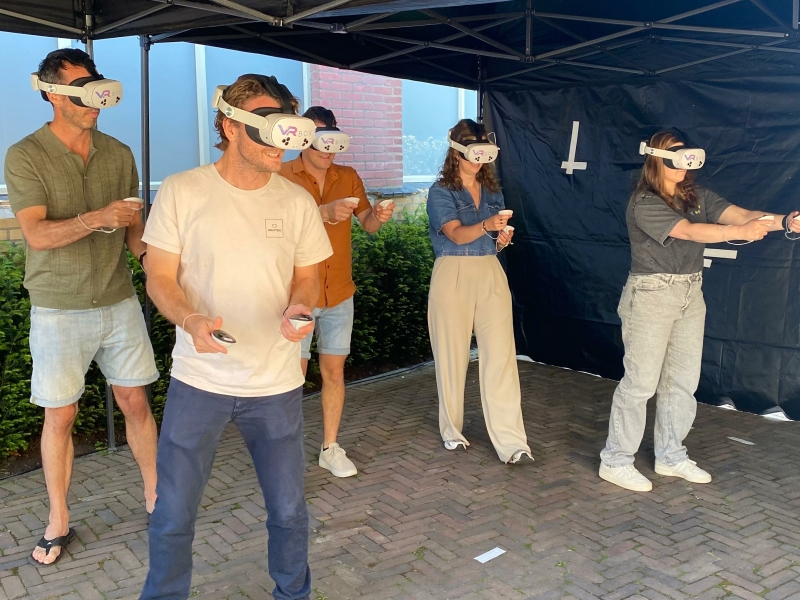 vr tijdens de bbq