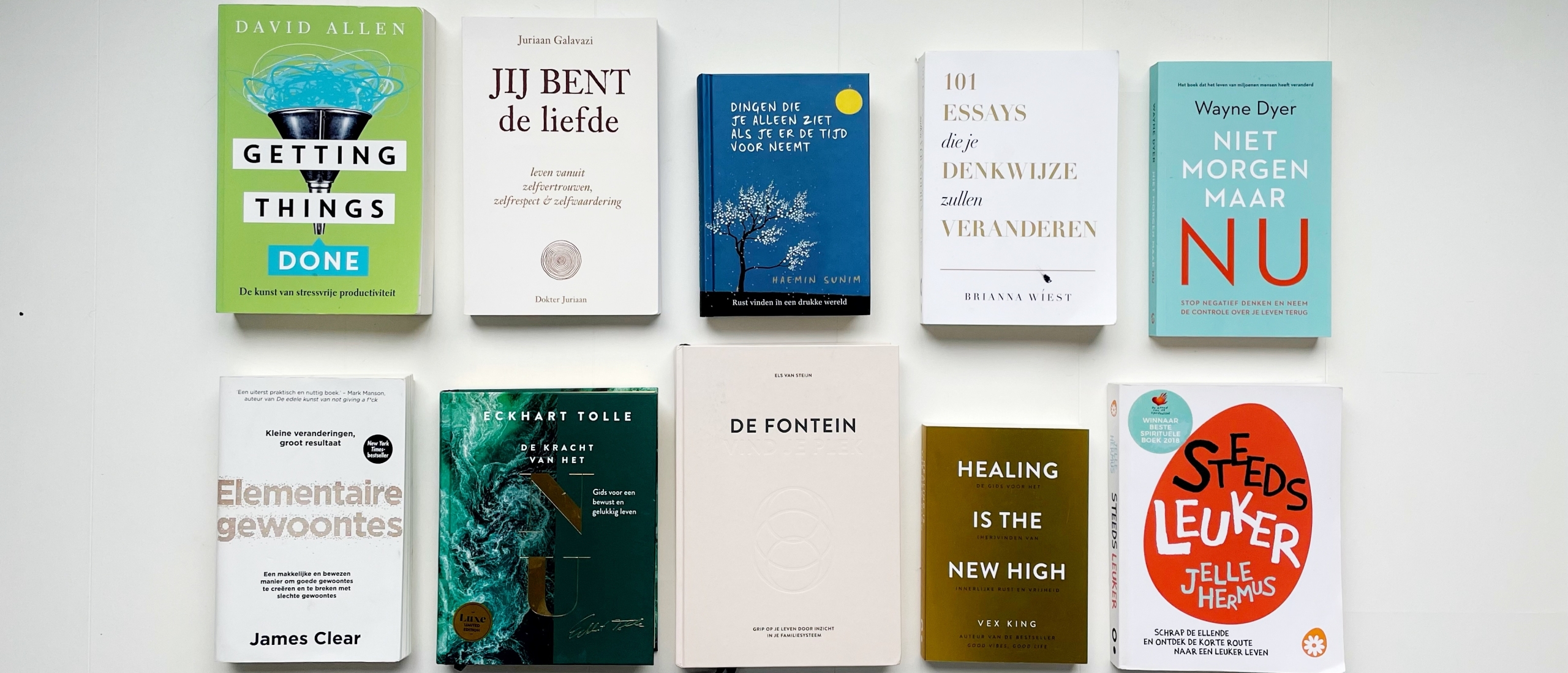 10x onze beste persoonlijke ontwikkeling boeken