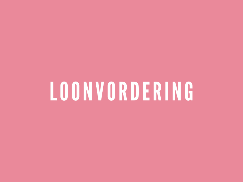 loonvordering