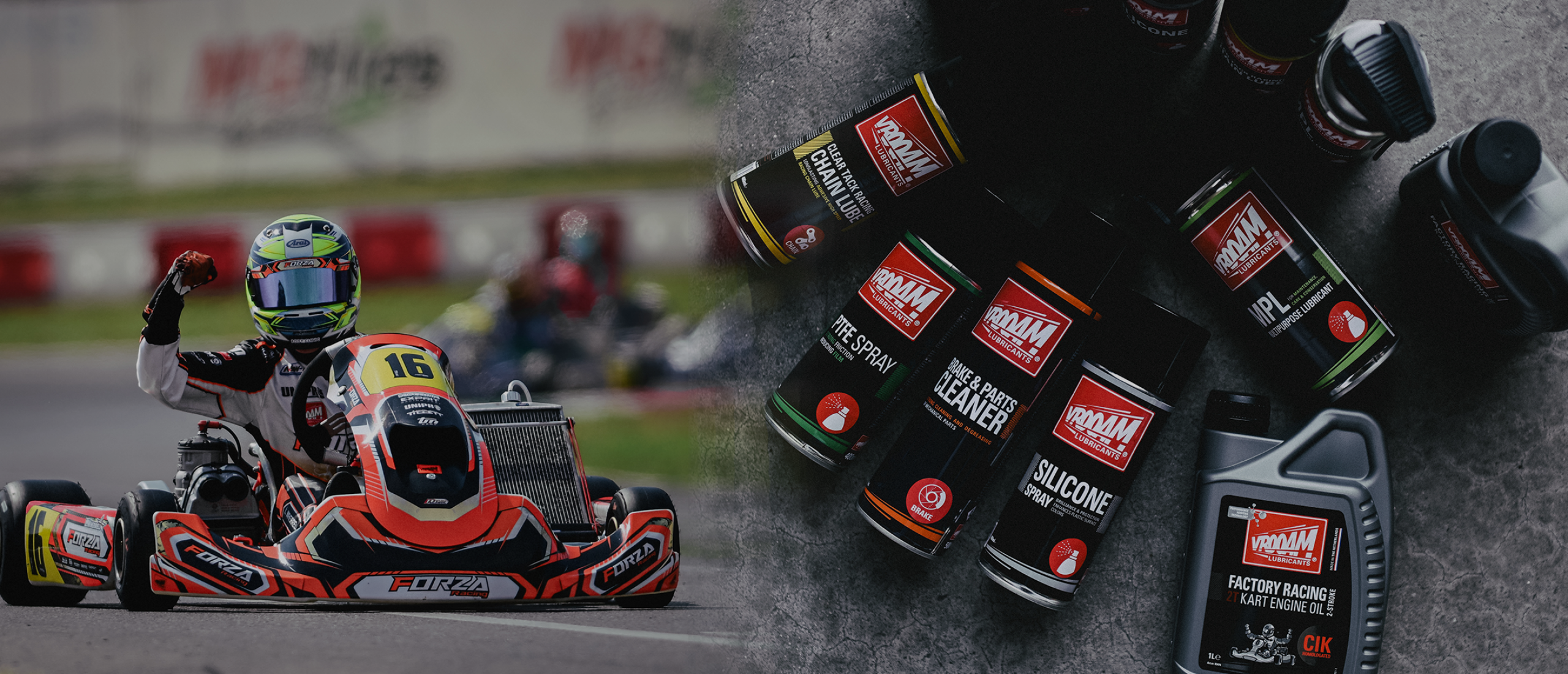 GEAR UP FOR VICTORY WITH VROOAM LUBRICANTS