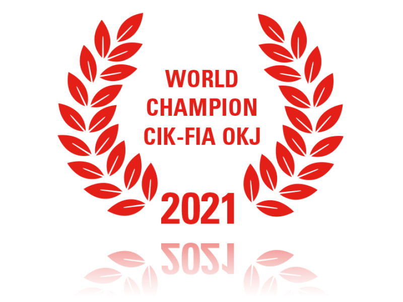 laurel wreathWorld_Champion_CIK-FIA_OKJ_2021
