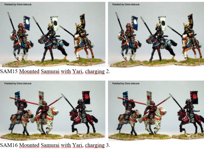 Perry metal Samourai miniatures