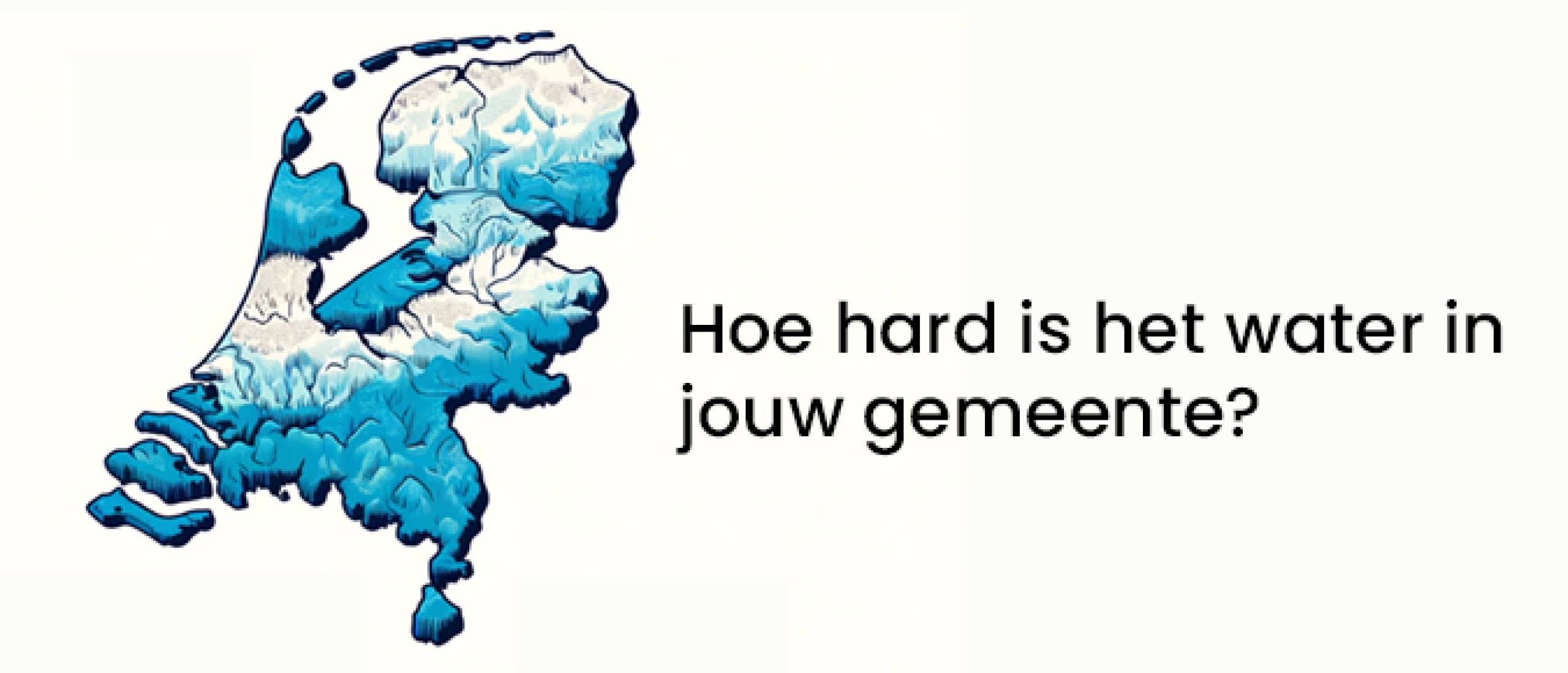 Hoe hard is het water in mijn gemeente? Lees het hier!