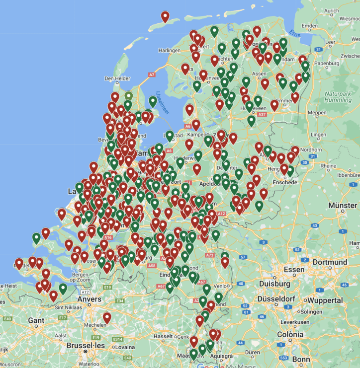 PFAS kaart Nederland