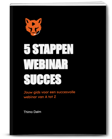ebook 5 Stappen Webinar Succes
