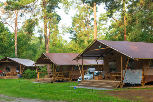 Accommodaties - Camping de Veldzoom - Voorbeeld Website voor Camping