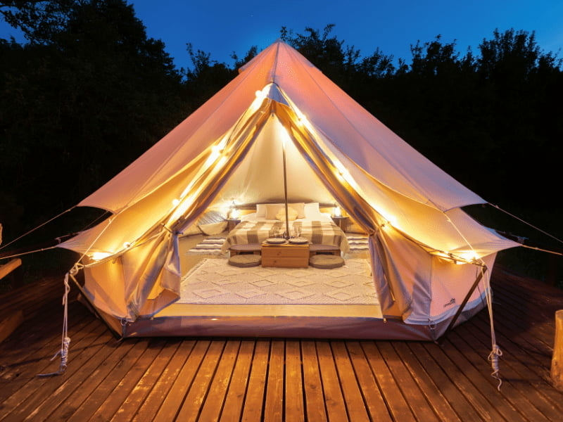 Luxe Tent - Camping de Veldzoom - Voorbeeld Website voor Camping