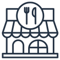 Restaurant website icon - Website voor Horeca