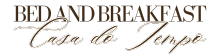 Tekst Logo Bed and Breakfas Casa do Tempo - Voorbeeld Website voor Horeca