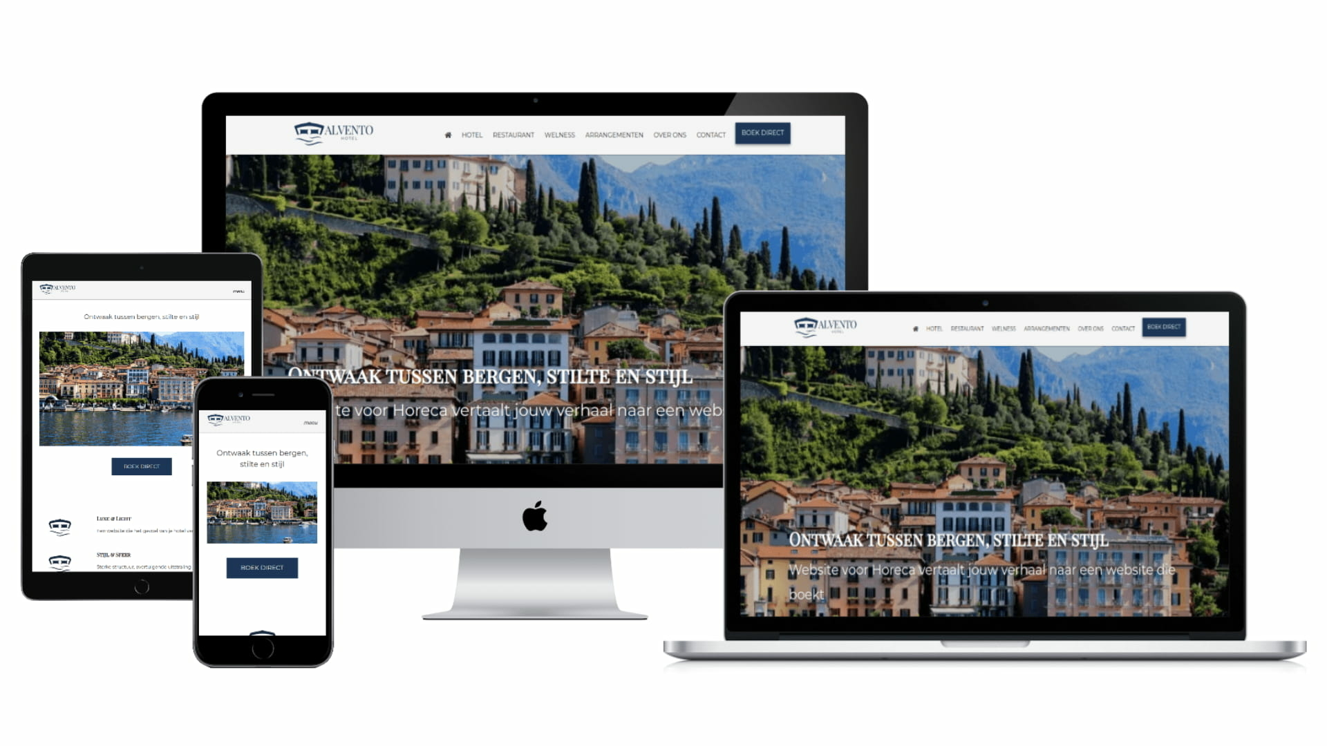 Voorbeeld Website Hotel - Alvento Hotel - Website voor Horeca