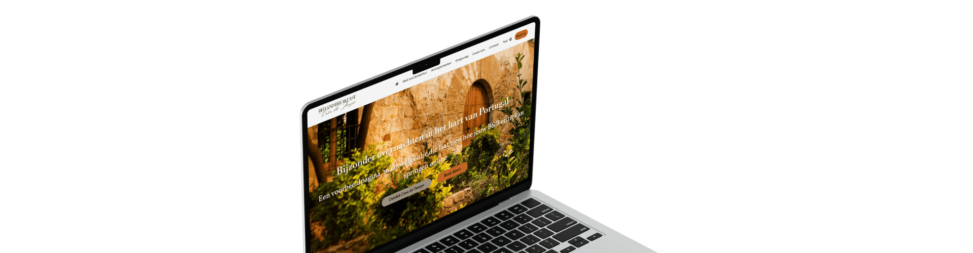 Website voor Bed and Breakfast - B&B - BnB